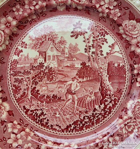 Villeroy & Boch Mettlach Rusticana német porcelán tányér mélytányér tálaló tál
