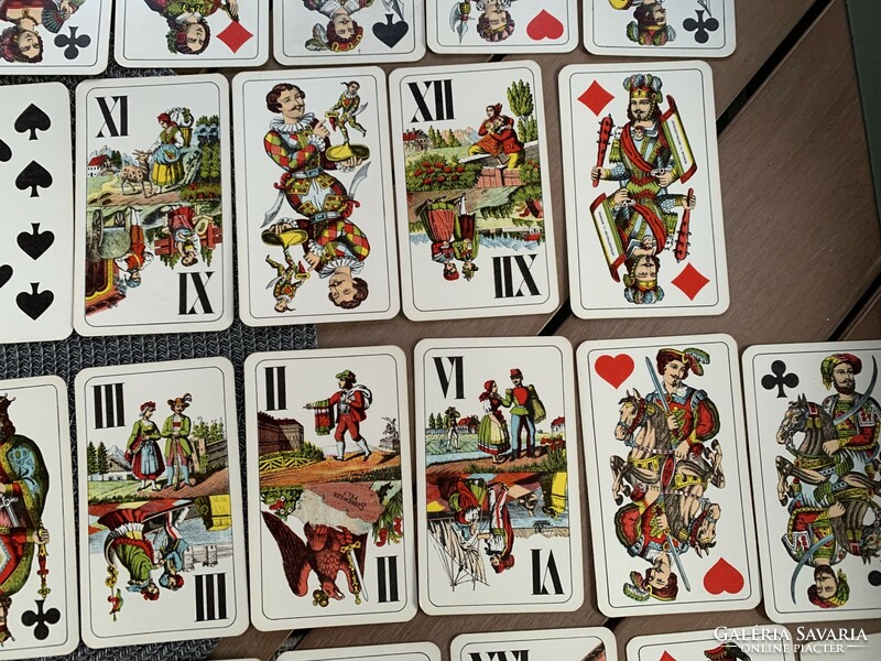 1955 Körüli large tarot playing cards, deck of divination cards playing card factory and printing house Budapest