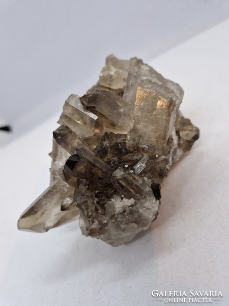 Smoke quartz mineral colony