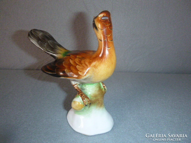 Ceramic bird.