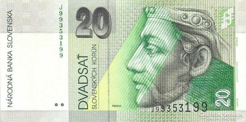 20 Koruna 2001 Slovakia 2.