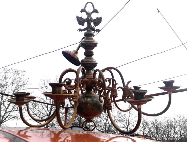 Copper chandelier / candlestick!