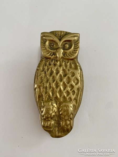 Owl copper tweezers 75x35 mm