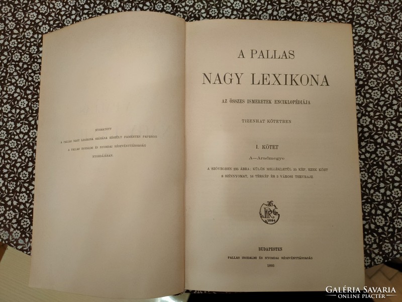 Pallas Nagy Lexikon I-XVIII. kötet, 1893-1909