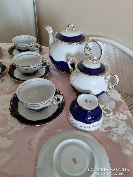 Zsolnay pompadour iii. Tea set