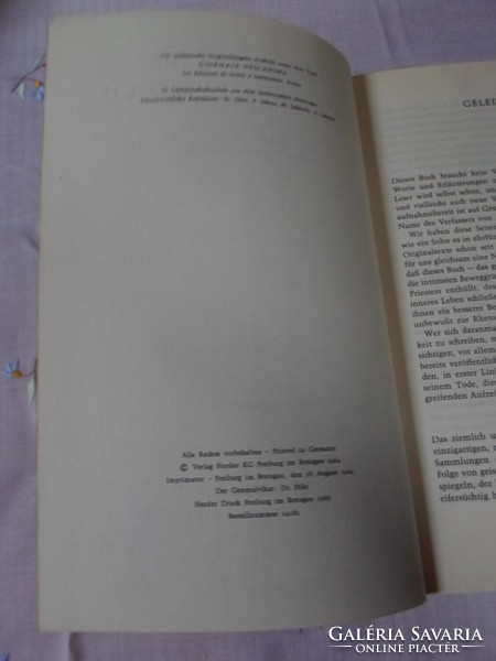 XXIII. János pápa naplója: Geistliches Tagebuch (Herder, 1965)
