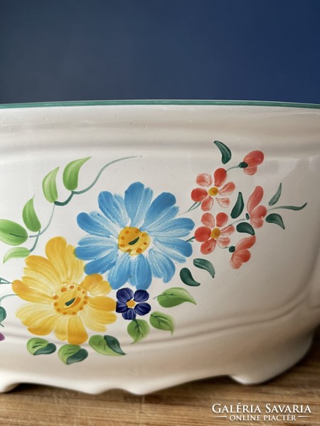 Herend majolica salad bowl