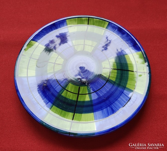 Kézzel festett kerámia porcelán tányér alátét akasztható dísz dekoráció