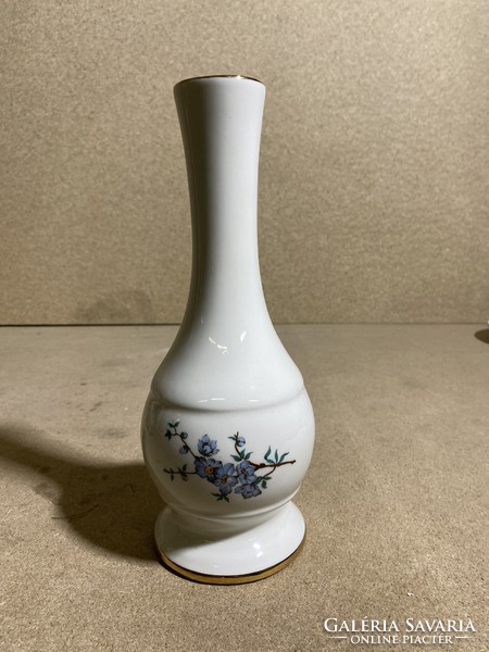 Aquincum porcelain vase, flower pattern, height 27 cm. 2271