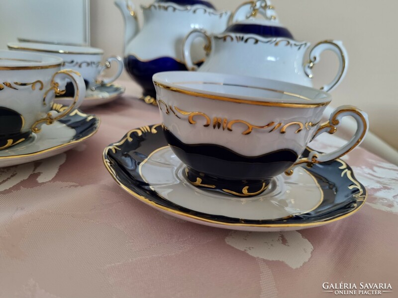 Zsolnay pompadour iii. Tea set