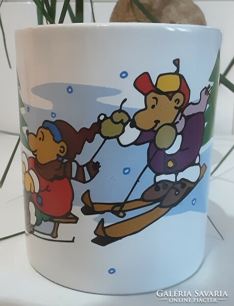 Christmas teddy bear mug