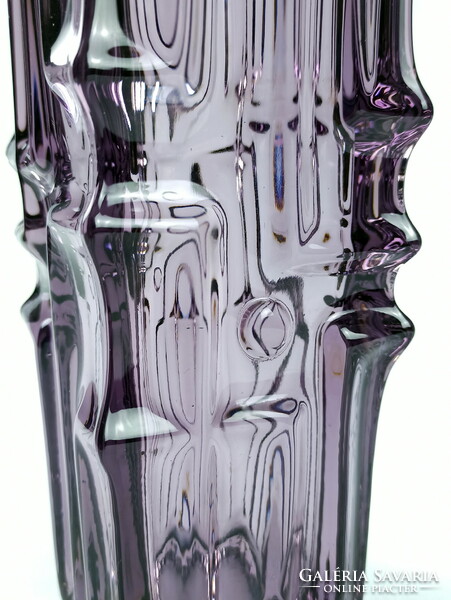 Czech art glass vase - vladislav urban - sklo union 1968 Rosice