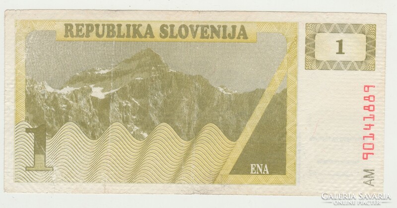 * 1 TOLAR SZLOVÉNIA 1990 *