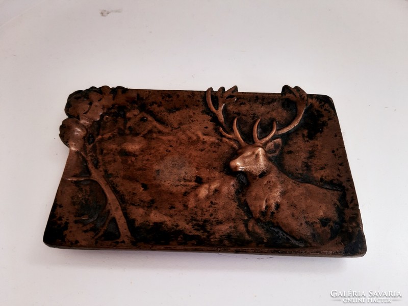 Deer bronze ashtray, for hunters!!!