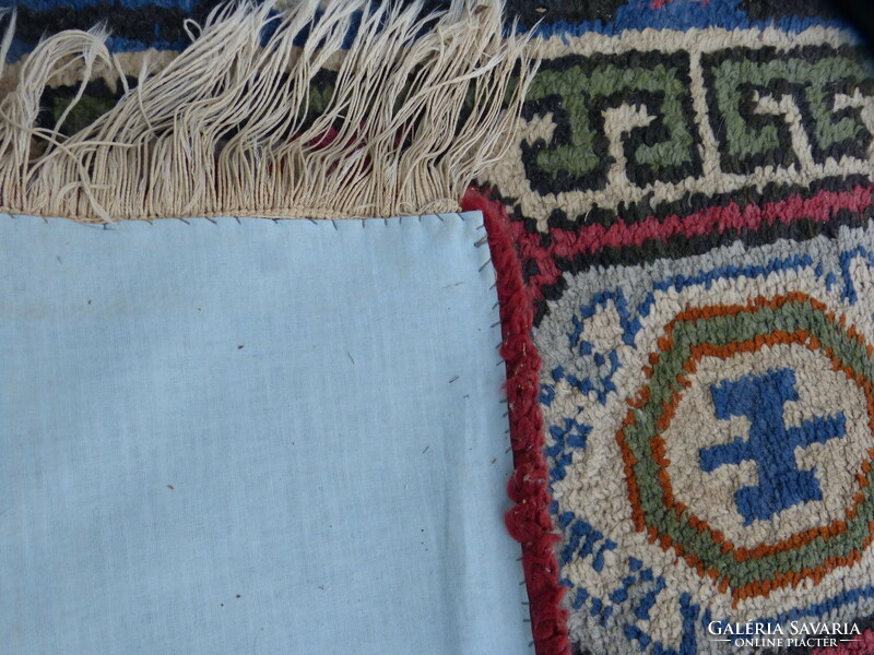 Old oriental rug.