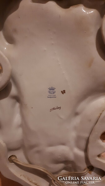 Plaue német porcelán falikar tökéletes állapotban