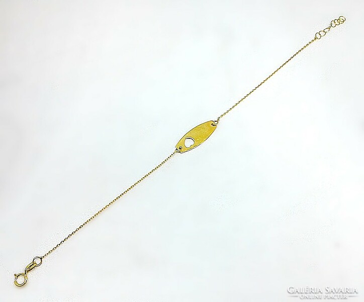 Gold heart baby bracelet (zal-au95485)