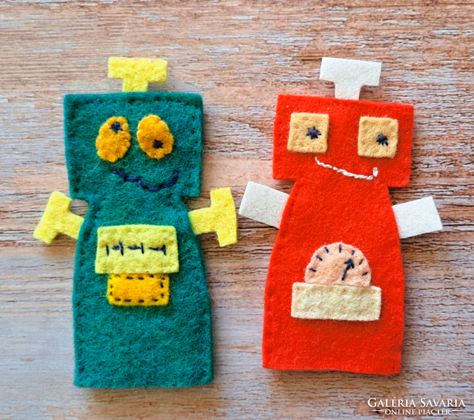 Robots - finger puppet set (4 pieces)