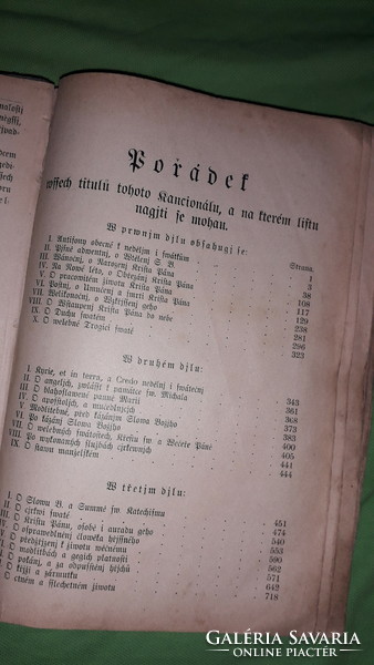 1894. Antique Gothic letter cithara sanctorum pisné ducownj 