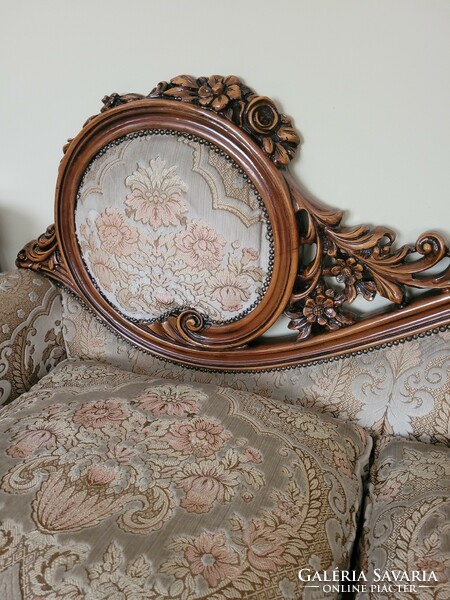 Antique Viennese baroque sofa