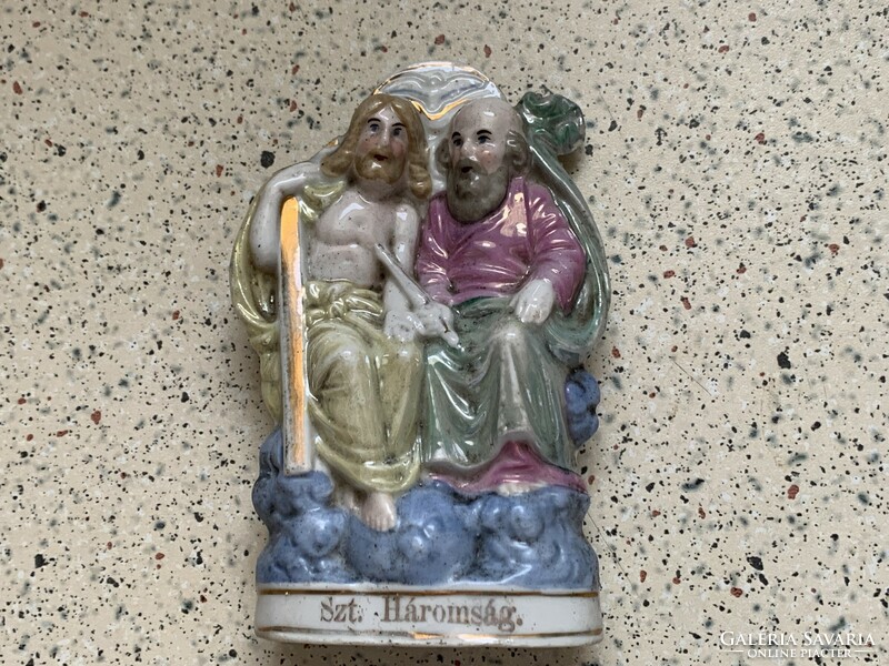 1900 Holy Trinity porcelain, damaged