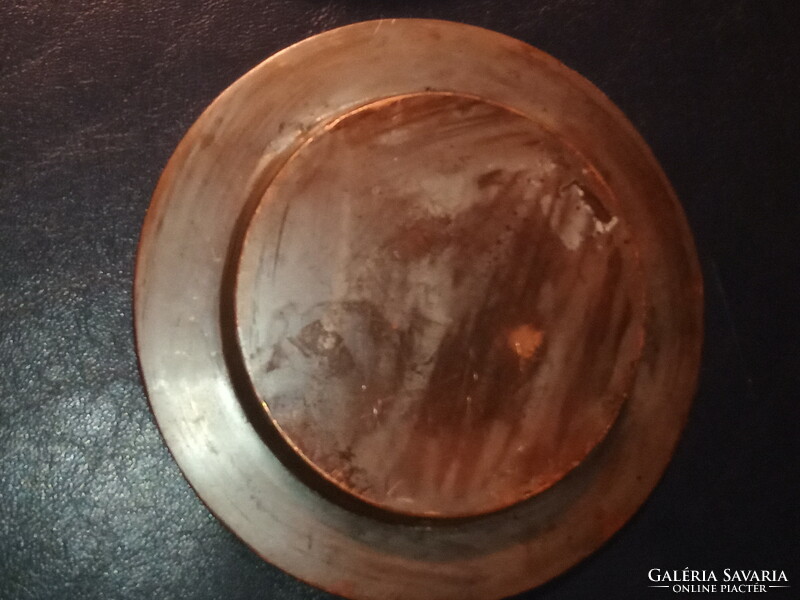 Bronze ashtray with Greek pattern for sale, 8000ft Óbuda, diameter 12cm, weight 220gr, from legacy