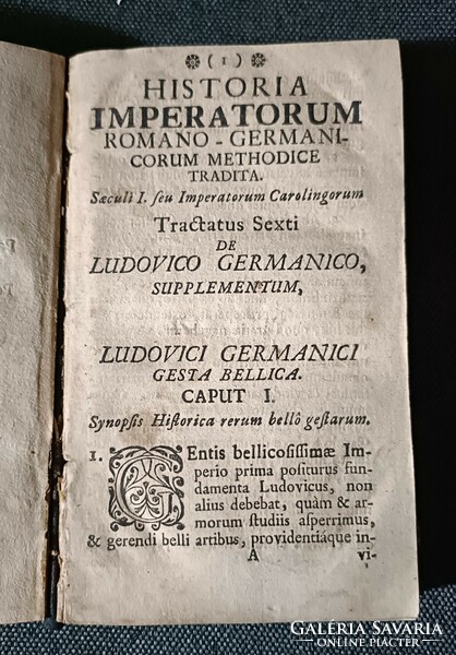 Ritkaság! 1779 Das goldene jahrhundert oder M. Theresia und Friedrich/ Historia Imperatorum ROM/GER