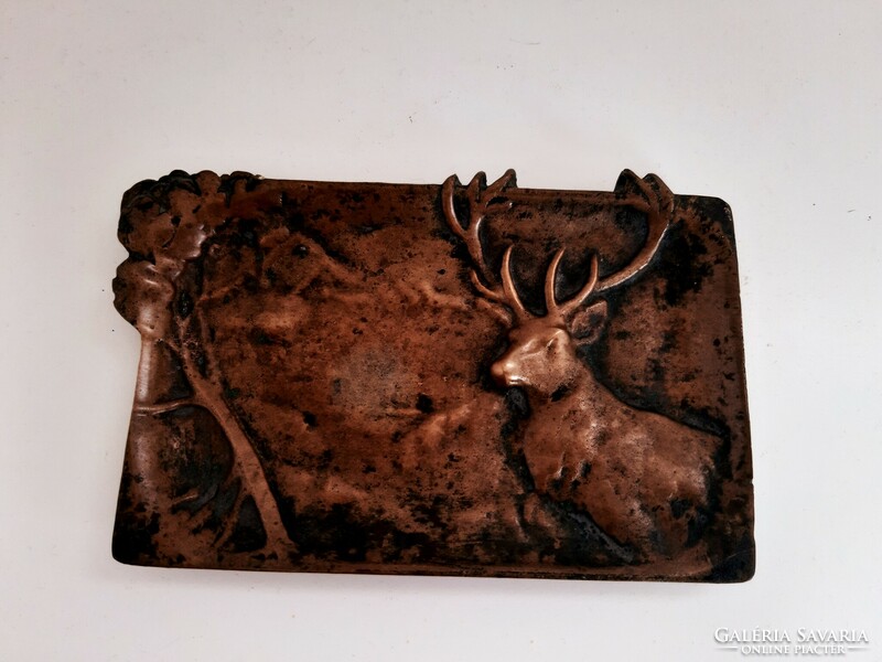 Deer bronze ashtray, for hunters!!!