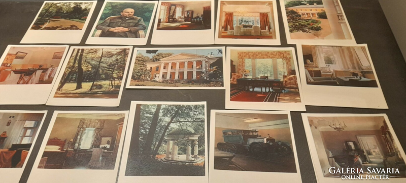 Soviet postcard Lenin's house museum 16 postcards in one