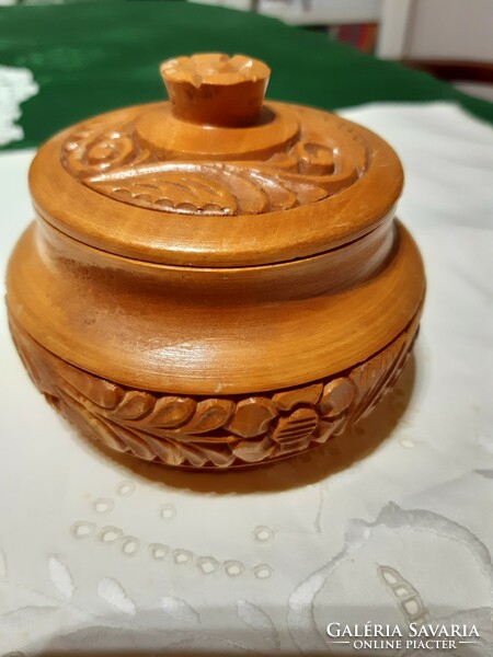 Hand carved gift box