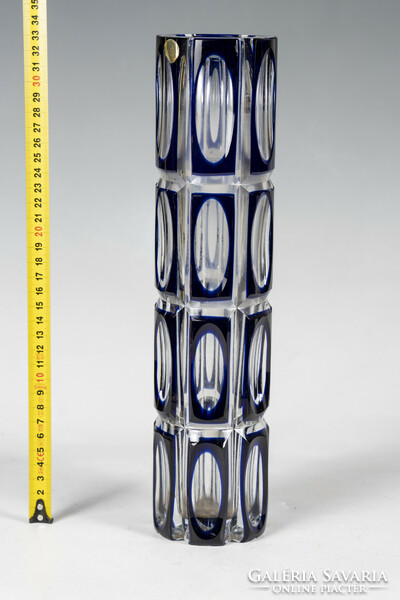 Czech lead crystal vase
