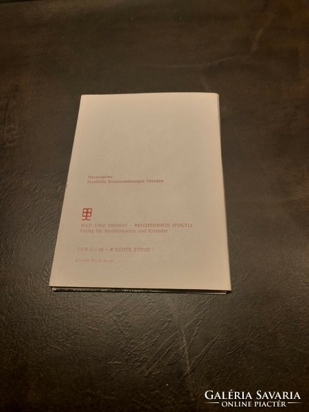 Drezdai Zwinger 9 db fekete-fehér képeslap egyben