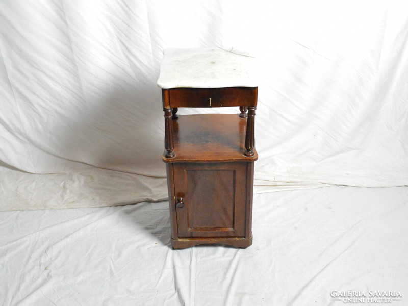 Antique bieder bedside table