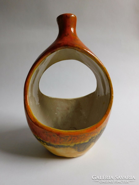 Mihály Béla ceramic pendant/table vase/flower arrangement