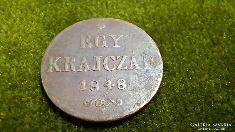 Egy krajcár 1848-aa