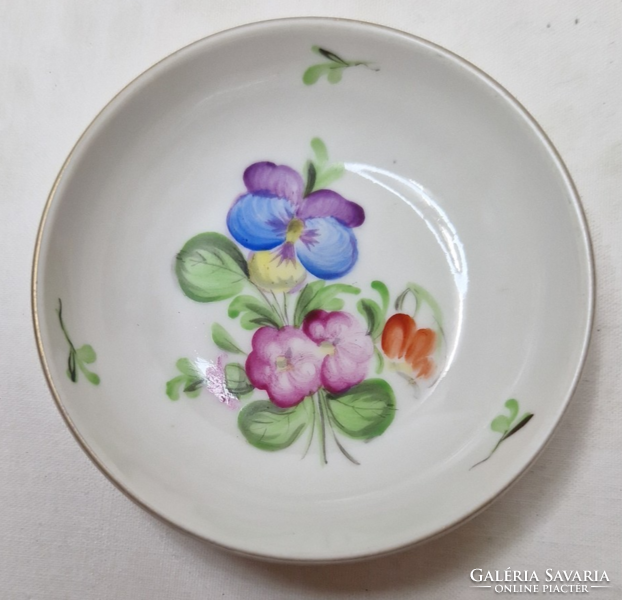 Old Herend violet patterned bowl