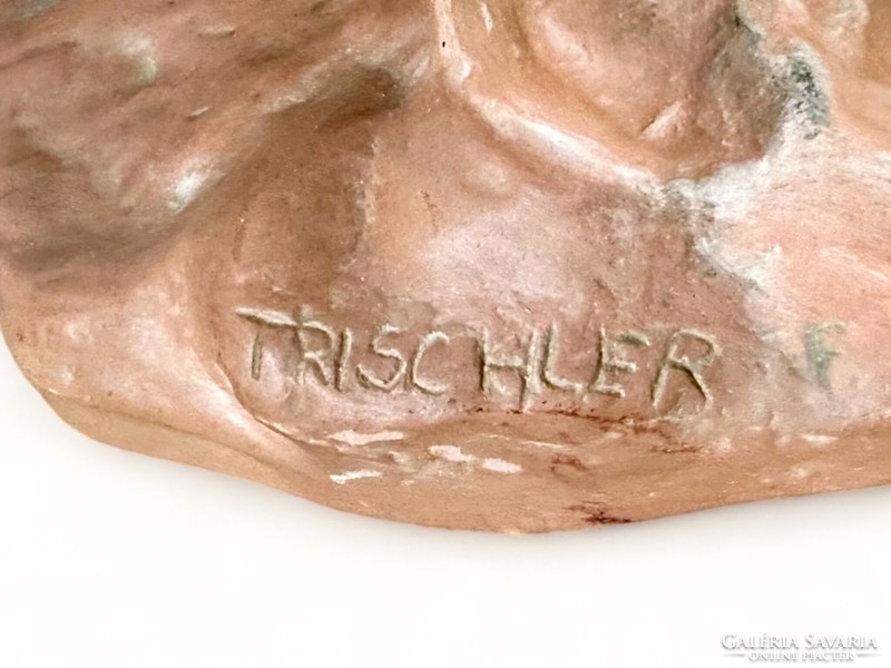 Gallery terracotta nude sculpture (4.) by the sculptor Ferenc Trischler