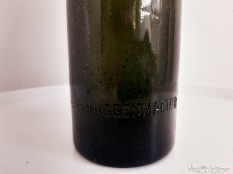 Dréher Haggenmacher Zöld Színű Sörös Üveg