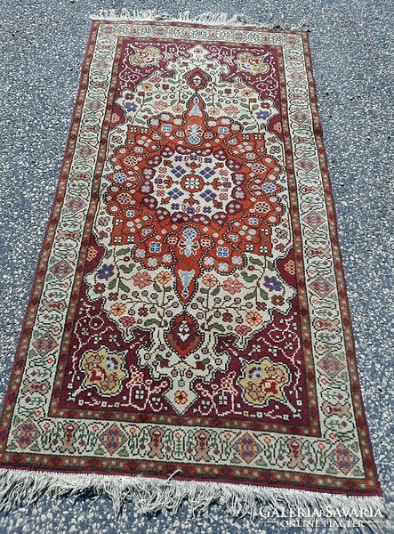 Antique rug from Békésszentandrás 90 x 180 cm