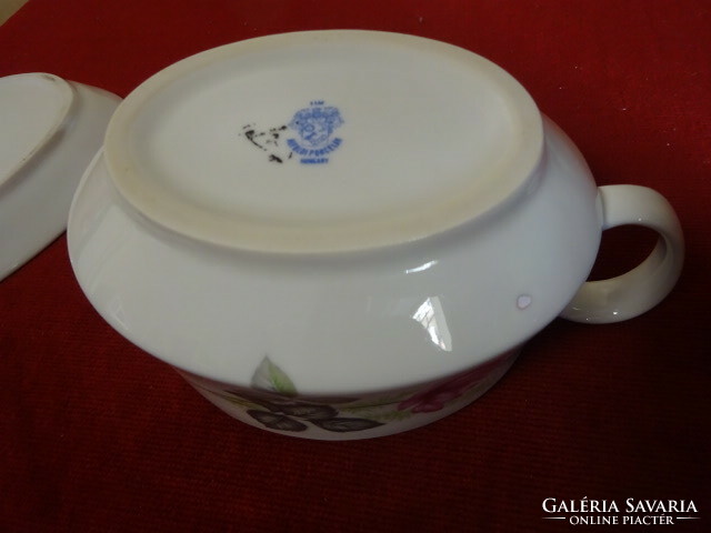 Alföldi porcelain, sauce bowl with rose pattern. Jokai.