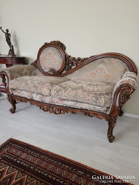 Antique Viennese baroque sofa