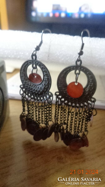 Earrings, hanging on the ear, fashionable jewelry
