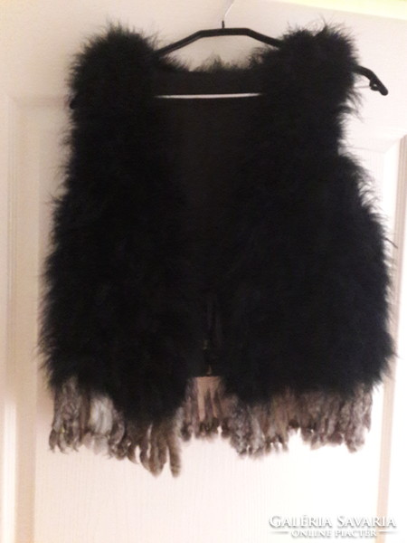 Ostrich feather elegant waistcoat size 36-38