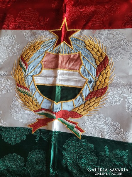 Retró selyem szocialista zászló