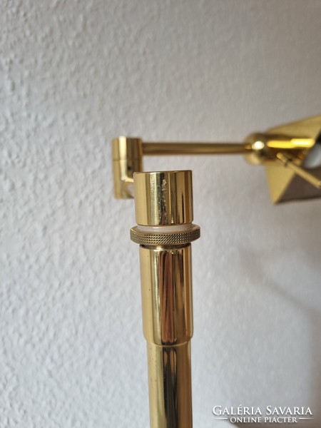 Vintage German (holtkötter), large copper table lamp with adjustable options
