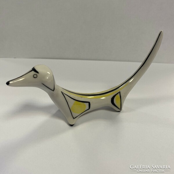 Rare Raven House art deco dachshund