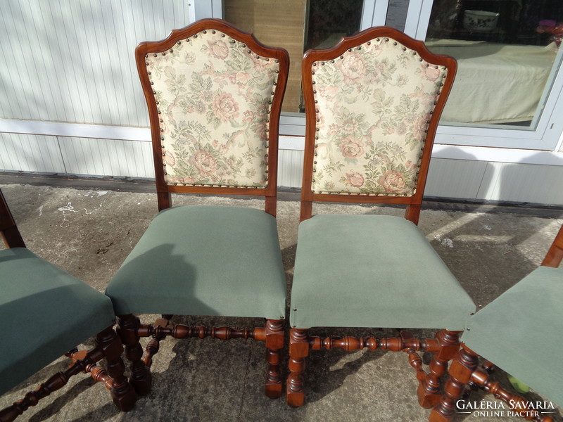 Old German chairs in a set