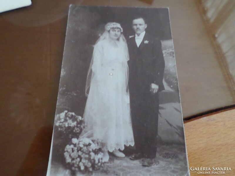 Antique! Wedding photo 1918. Vii/17. ,