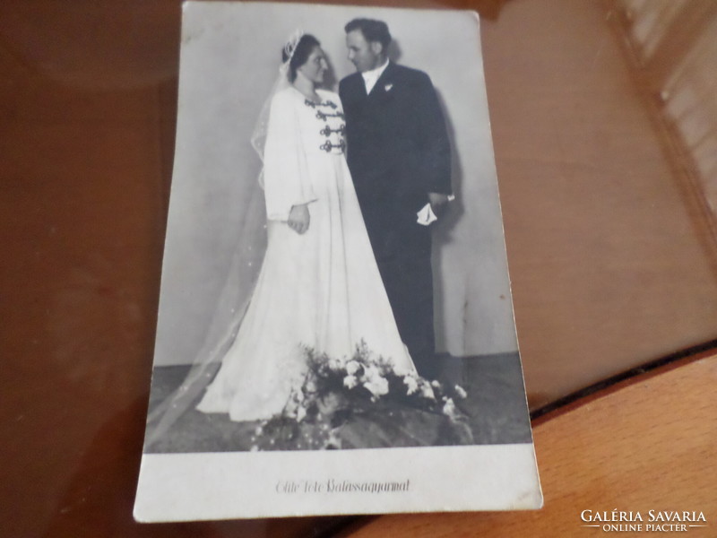 "Elite Fotó" Balassagyarmat esküvői képeslap, 1944