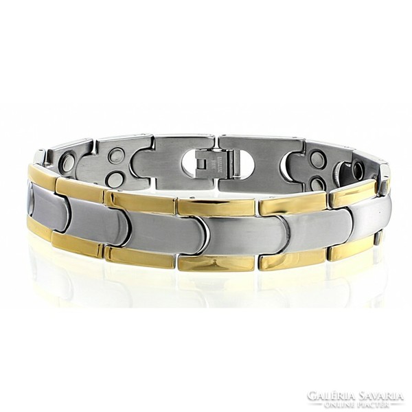Magnetic bracelet extra strong puzzle stainless steel